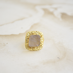 Load image into Gallery viewer, Luxurious natural rose quartz timeless ring
