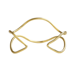 Load image into Gallery viewer, Gold Plated Adjustable Bangle
