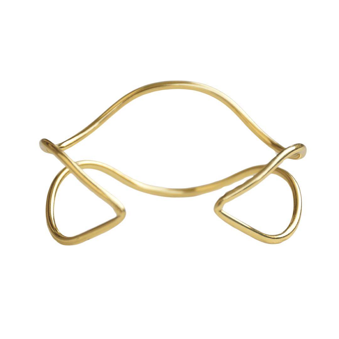 Gold Plated Adjustable Bangle