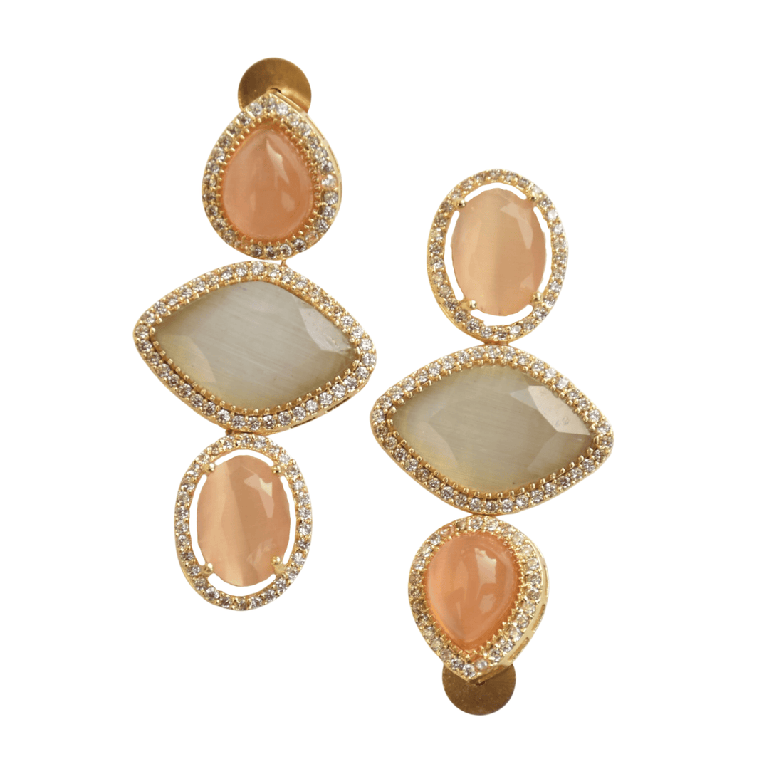 Pink Drop Earrings