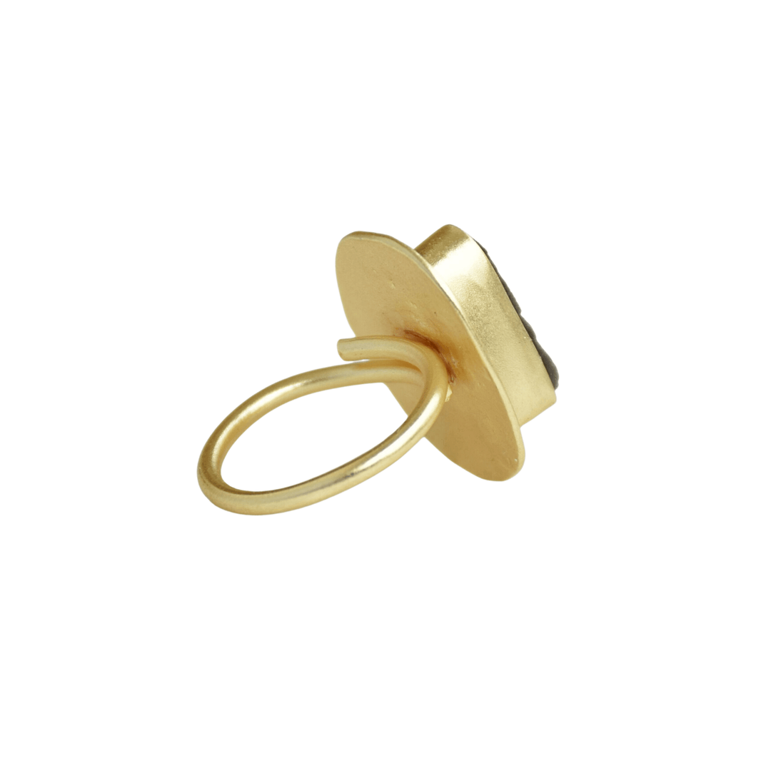 Modern Gemstone Ring