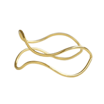 Load image into Gallery viewer, Gold Plated Adjustable Bangle
