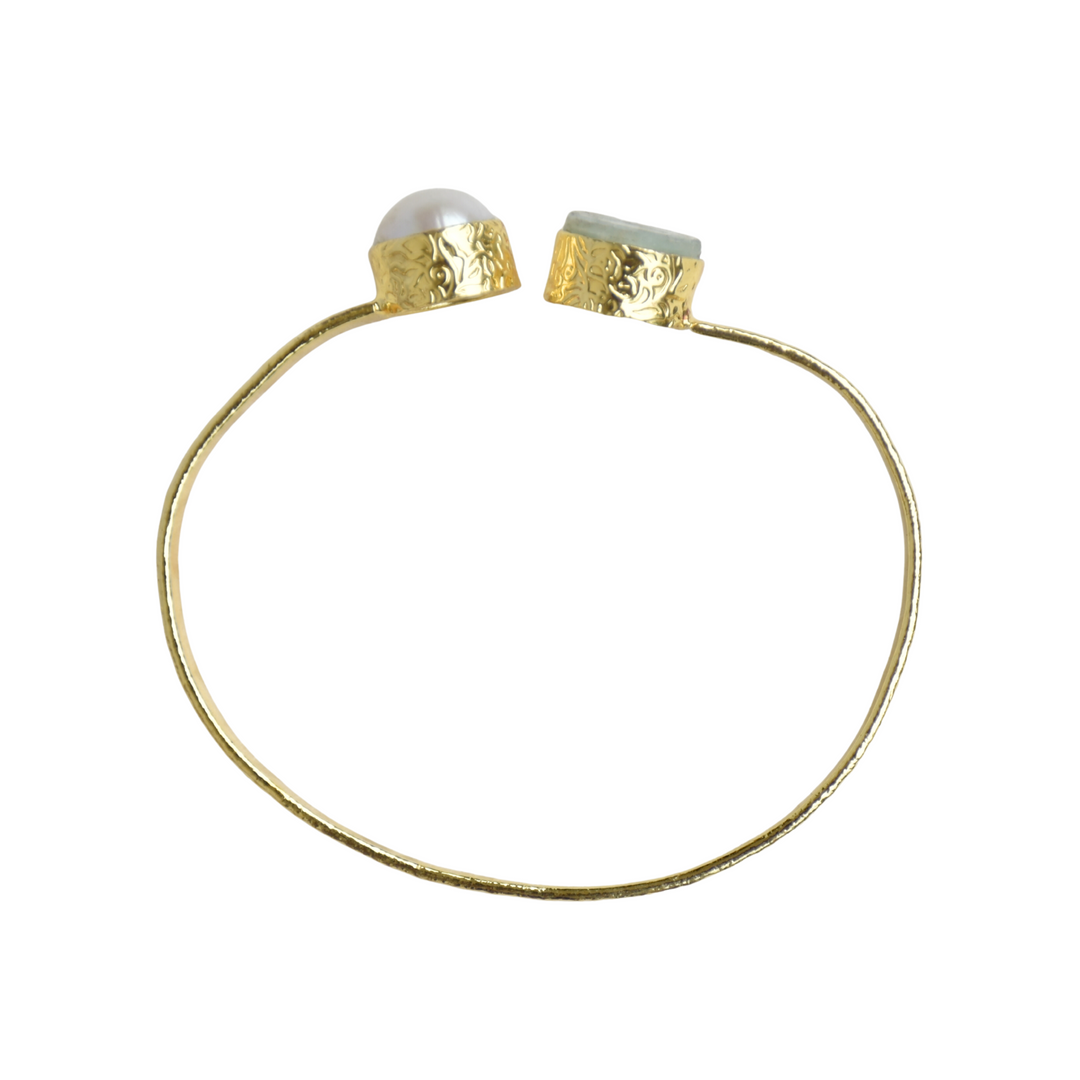 Amazonite Statement Bangle