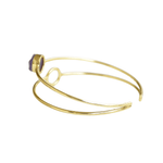 Load image into Gallery viewer, Handcrafted Amethyst Bangle
