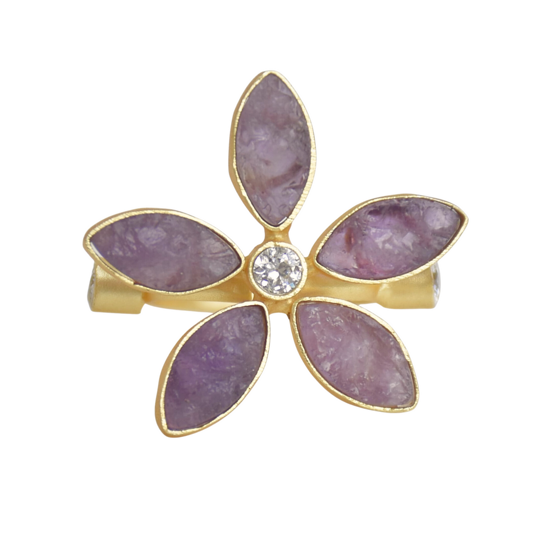 Handcrafted Amethyst Ring