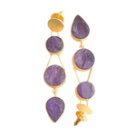 Load image into Gallery viewer, Glam Amethyst Earring
