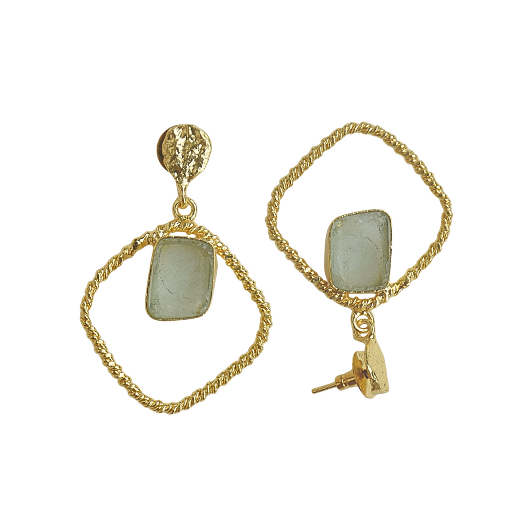 Natural Gemstone Earrings