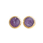 Load image into Gallery viewer, Amethyst Stud Earring
