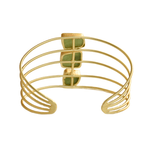 Load image into Gallery viewer, 3Stone Statement Bangle
