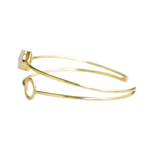Load image into Gallery viewer, Natural Rose Quartz Bangle
