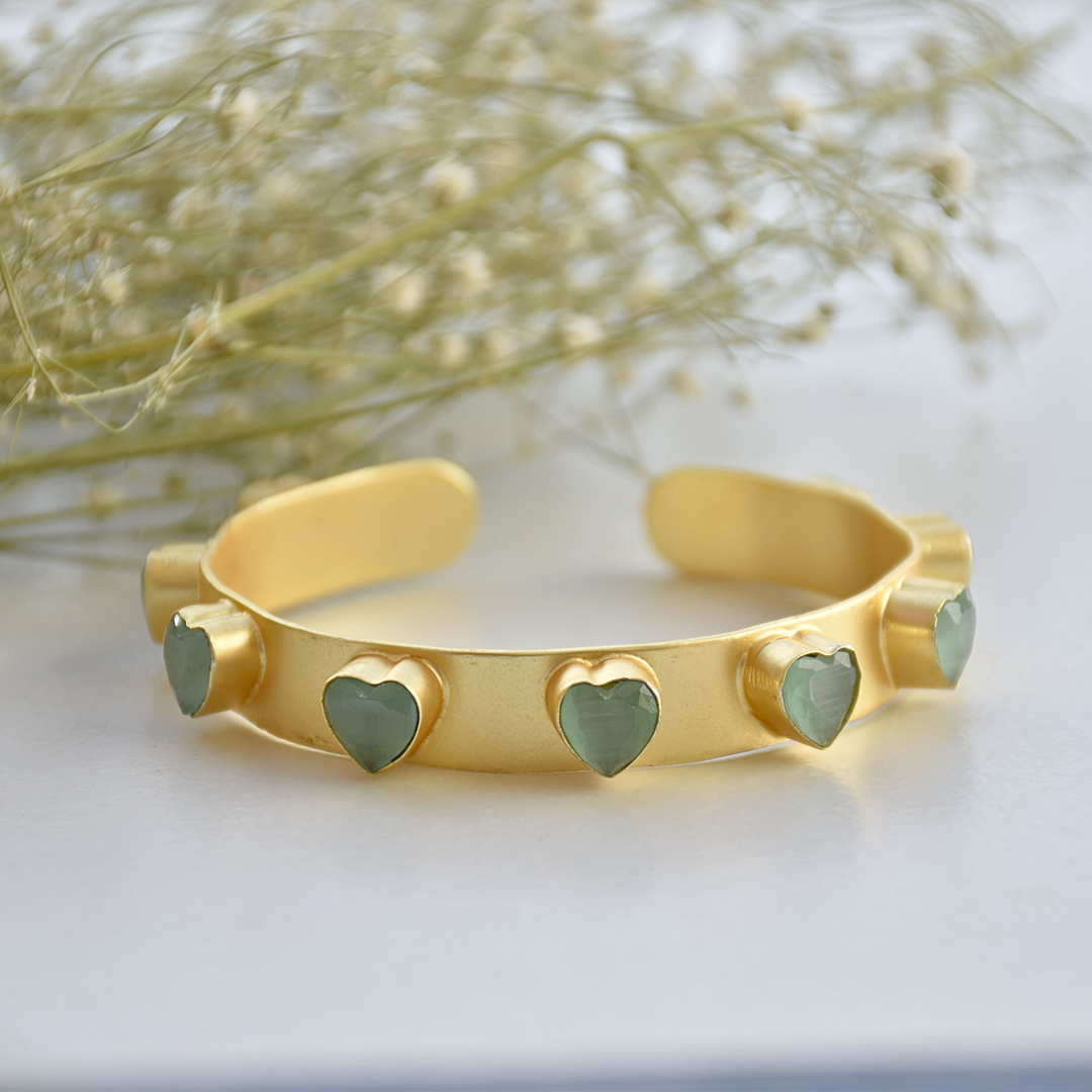 Handcrafted Heart Bangle