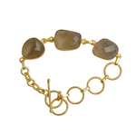 Load image into Gallery viewer, Gold-Plated Stone Bracelet
