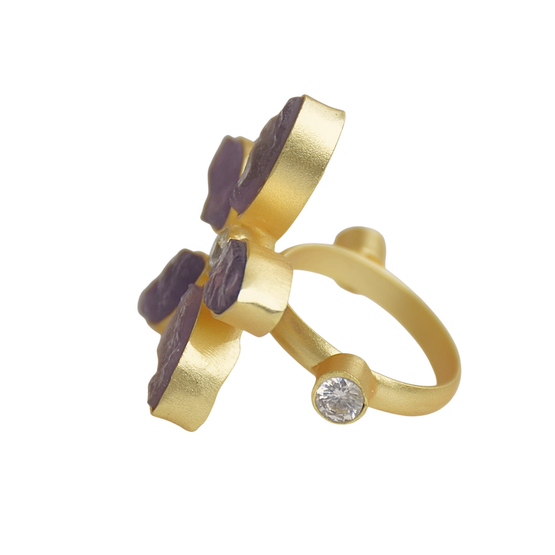 Handcrafted Amethyst Ring