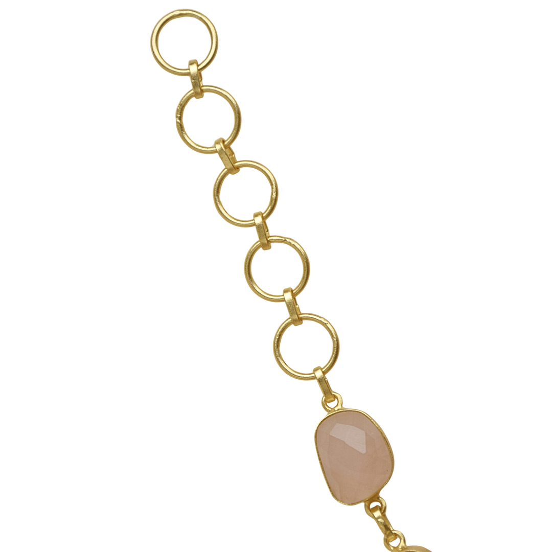 Unique Rose-Quartz Bracelet