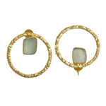 Load image into Gallery viewer, Stylish Aqua Studs
