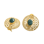 Load image into Gallery viewer, Round Designer Earrings

