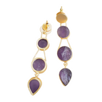Load image into Gallery viewer, Glam Amethyst Earring

