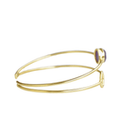 Load image into Gallery viewer, Handcrafted Amethyst Bangle
