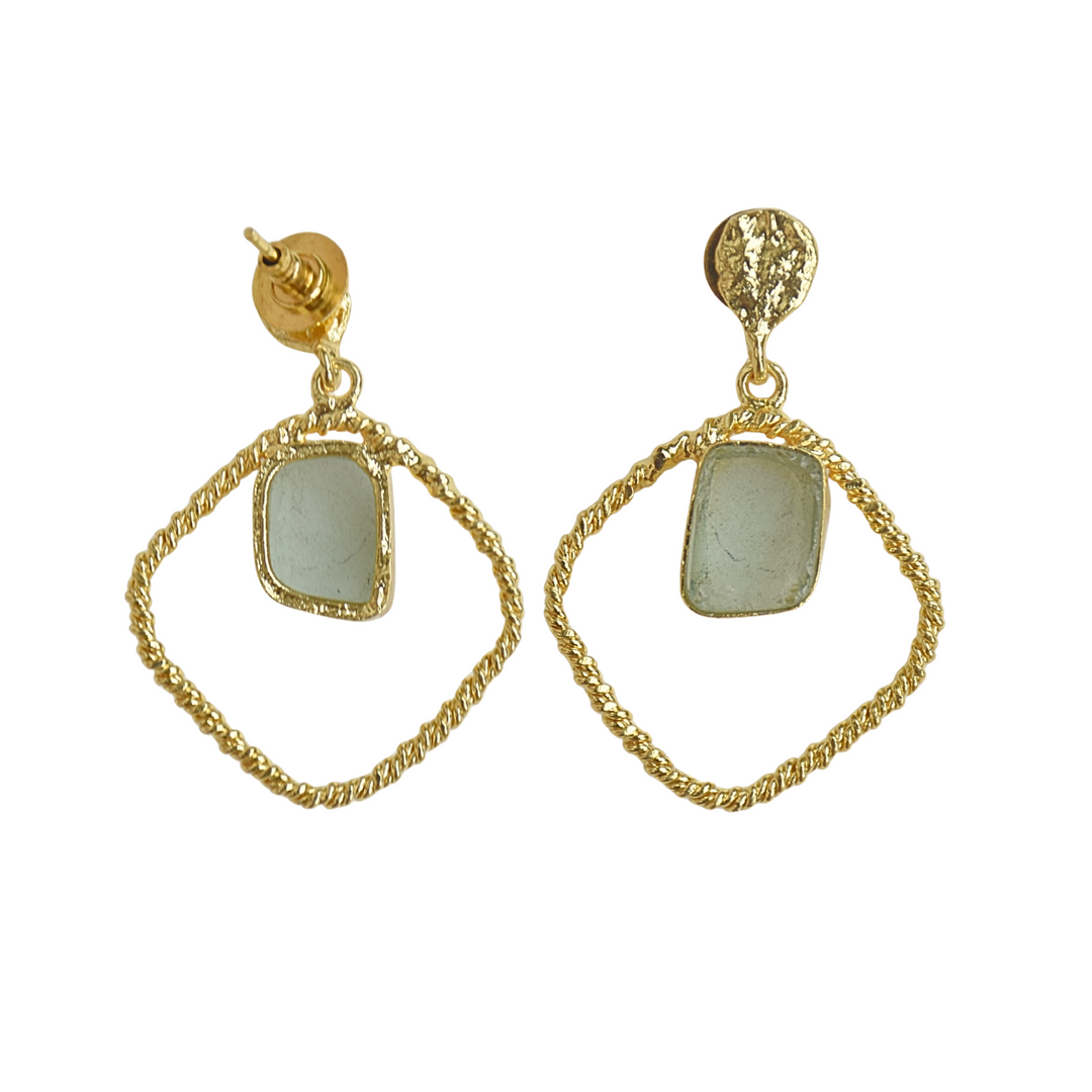 Natural Gemstone Earrings