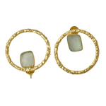 Load image into Gallery viewer, Stylish Aqua Studs
