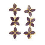 Load image into Gallery viewer, Vibrant Amethyst Earrings

