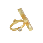 Load image into Gallery viewer, Handcrafted Rose Quartz Ring
