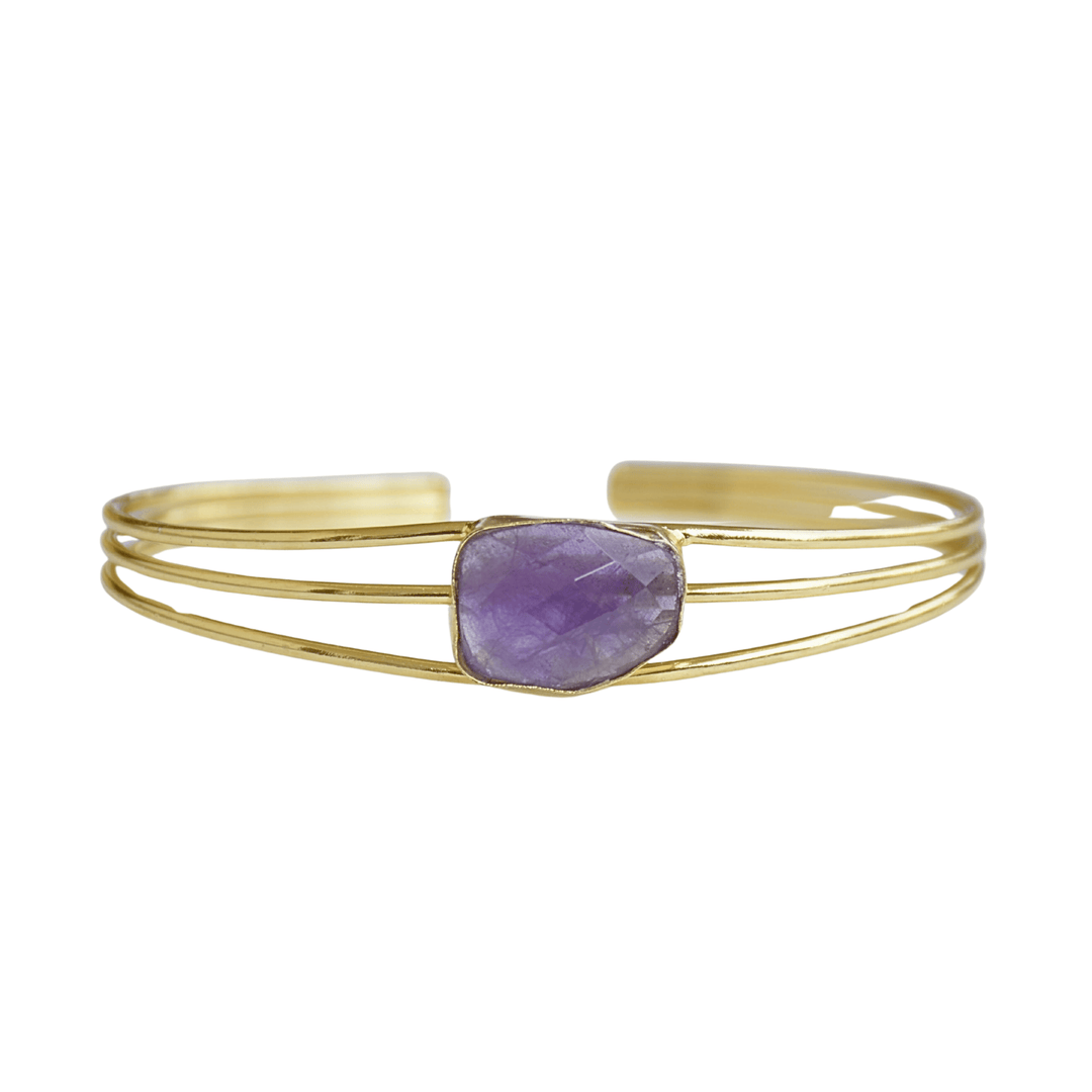 Dazzling Amethyst Bangle