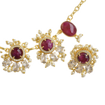 Load image into Gallery viewer, Natural Gemstone Statement Set
