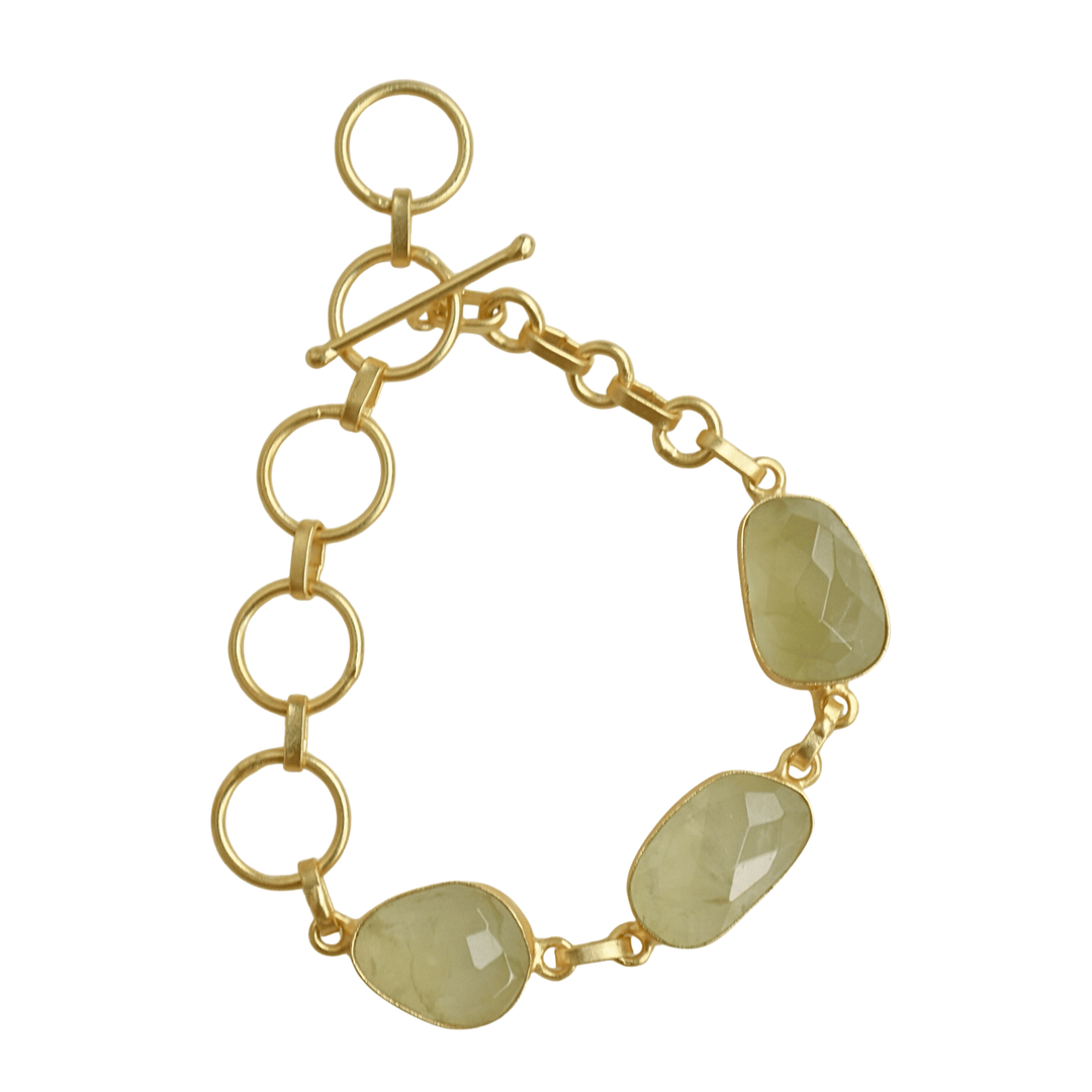 Elegant 3Stone Bracelet