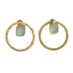 Load image into Gallery viewer, Stylish Aqua Studs
