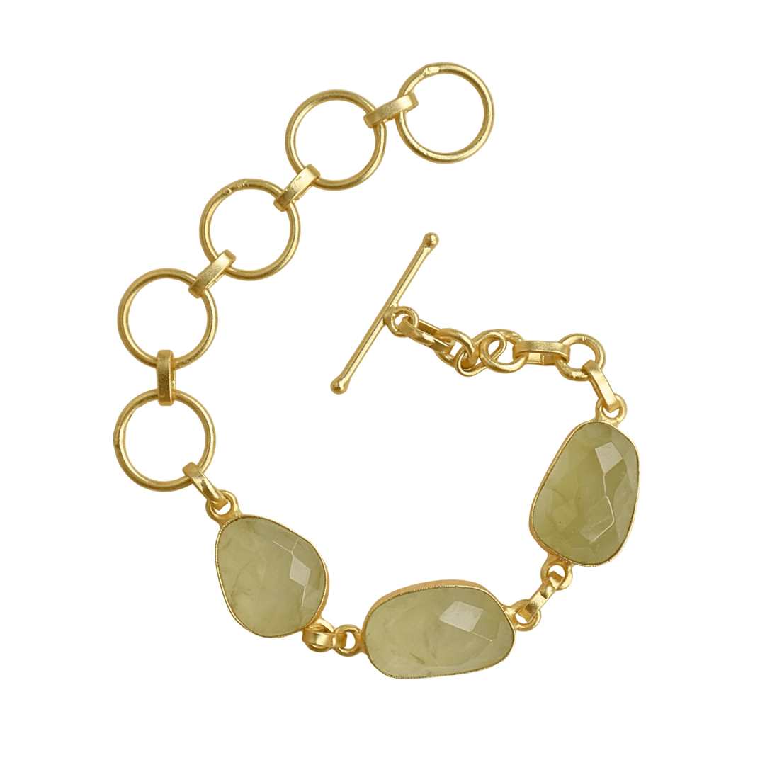 Elegant 3Stone Bracelet