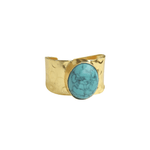 Load image into Gallery viewer, Handcrafted Turquoise Ring
