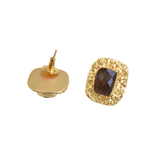 Load image into Gallery viewer, Textured Gemstone Studs
