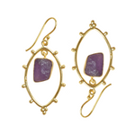 Load image into Gallery viewer, Amethyst Dangle Earring
