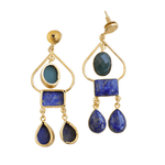 Load image into Gallery viewer, Modish Gold Plated Earrings
