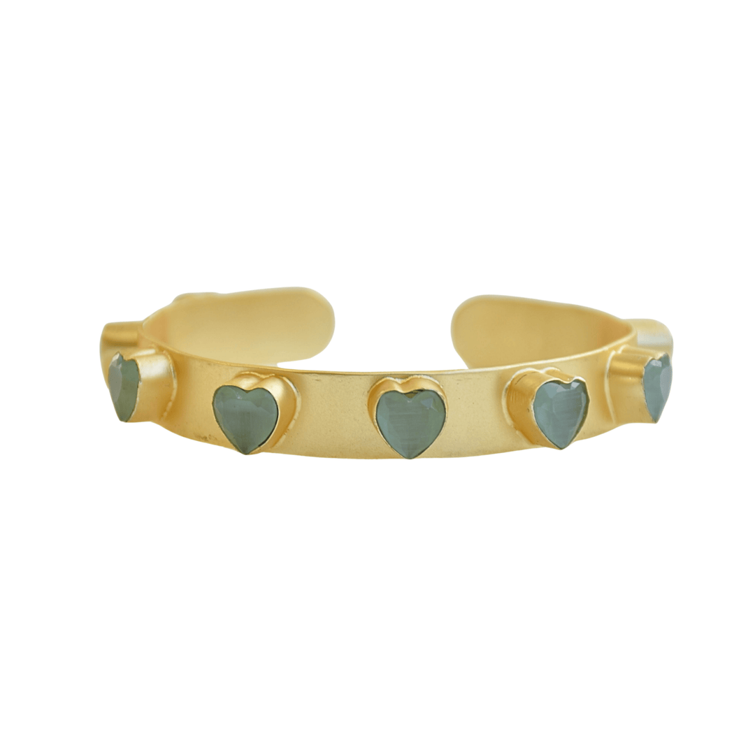 Handcrafted Heart Bangle