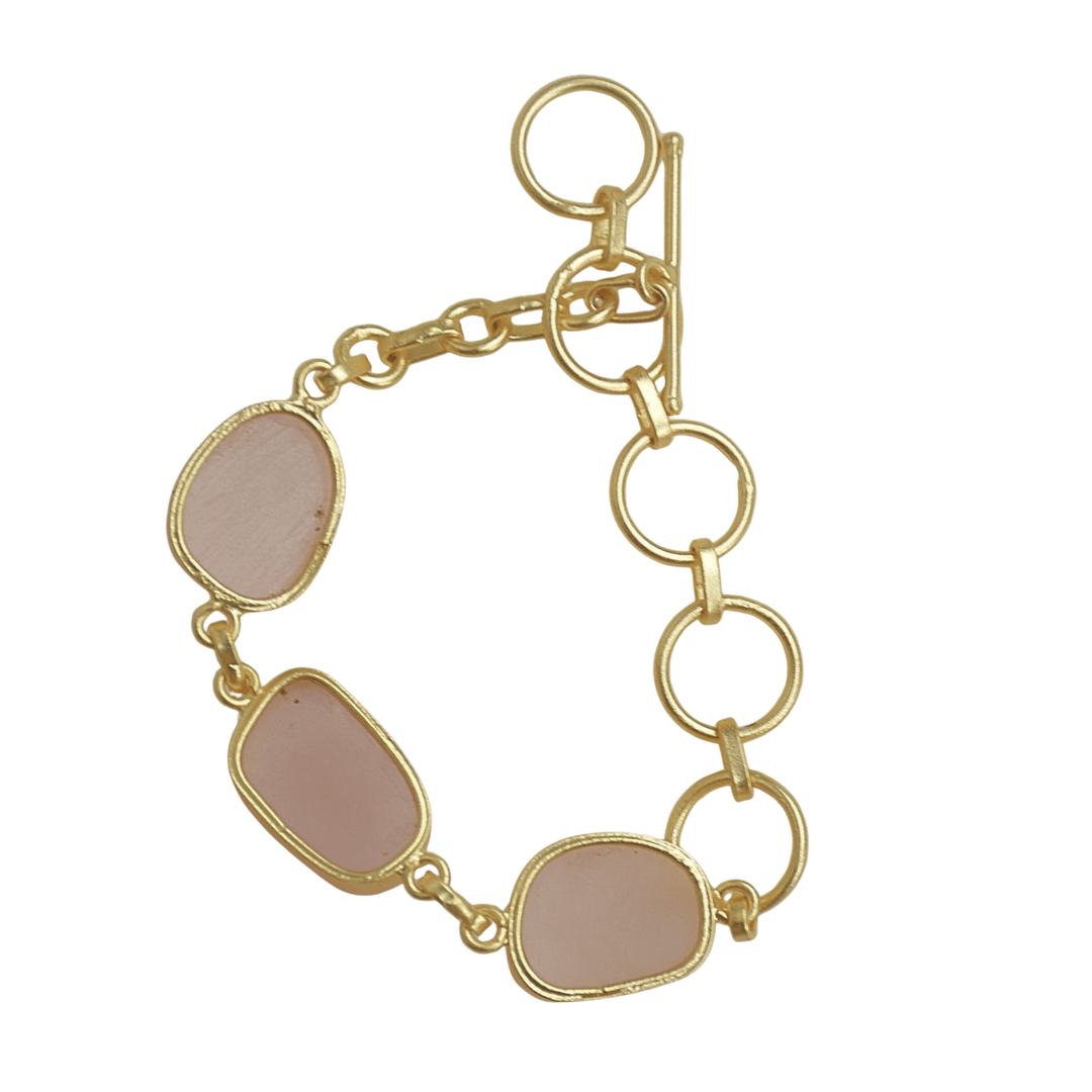 Unique Rose-Quartz Bracelet