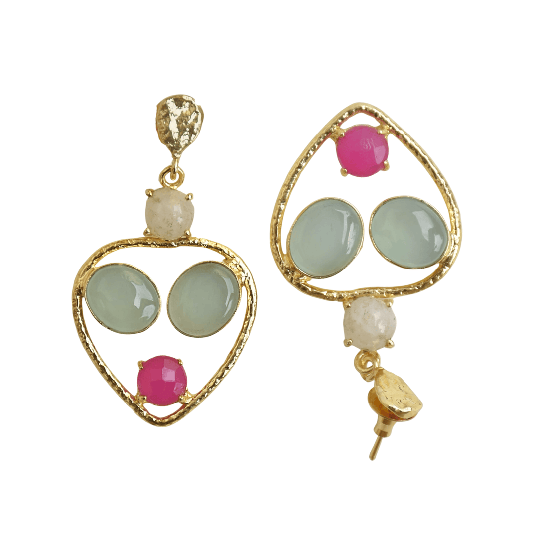 Love Heart Drop Earrings