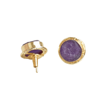 Load image into Gallery viewer, Amethyst Stud Earring
