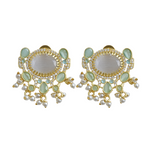 Load image into Gallery viewer, Anti-Tarnish Dangling Pearl Studs
