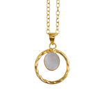 Load image into Gallery viewer, Mother Of Pearl Pendant Chain
