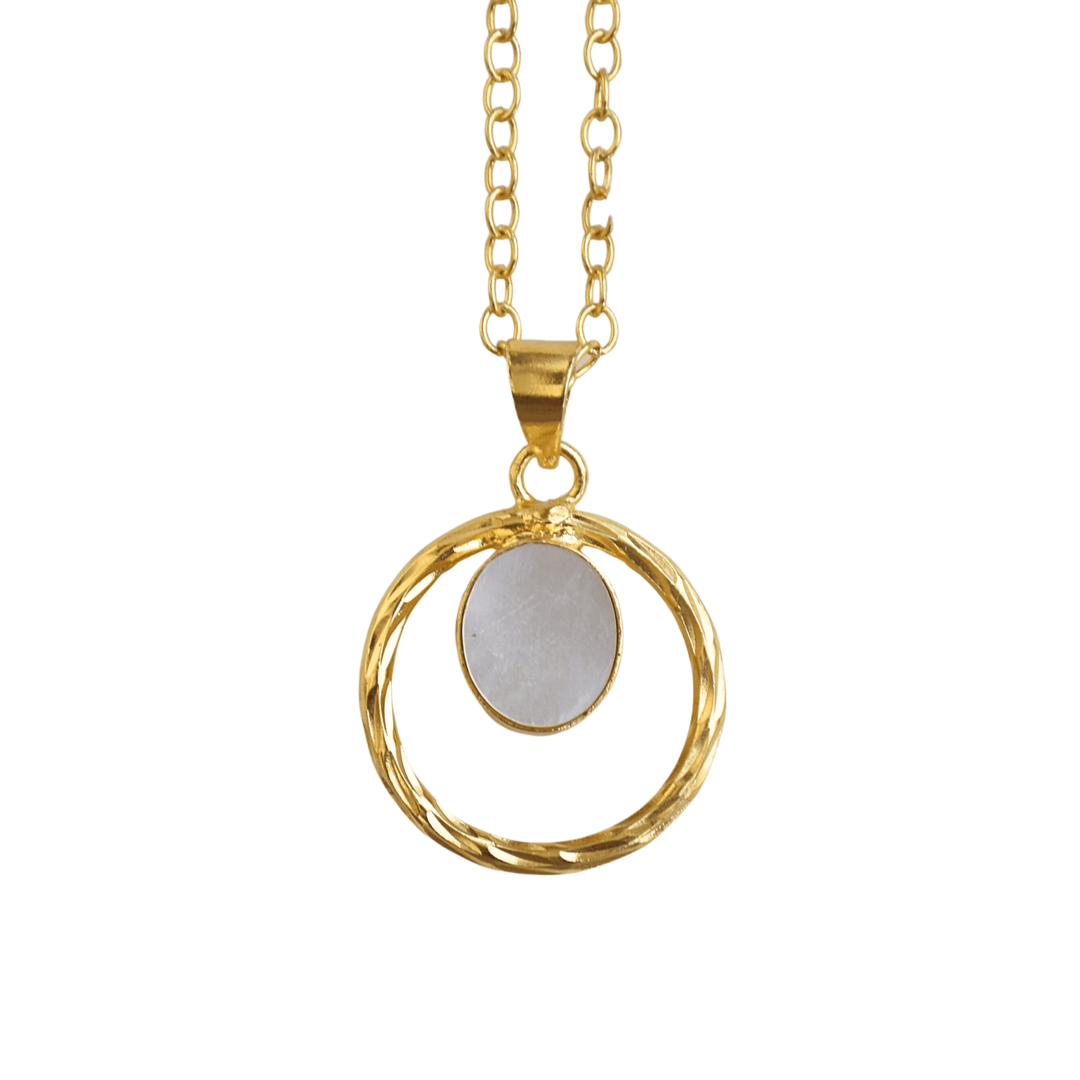 Mother Of Pearl Pendant Chain