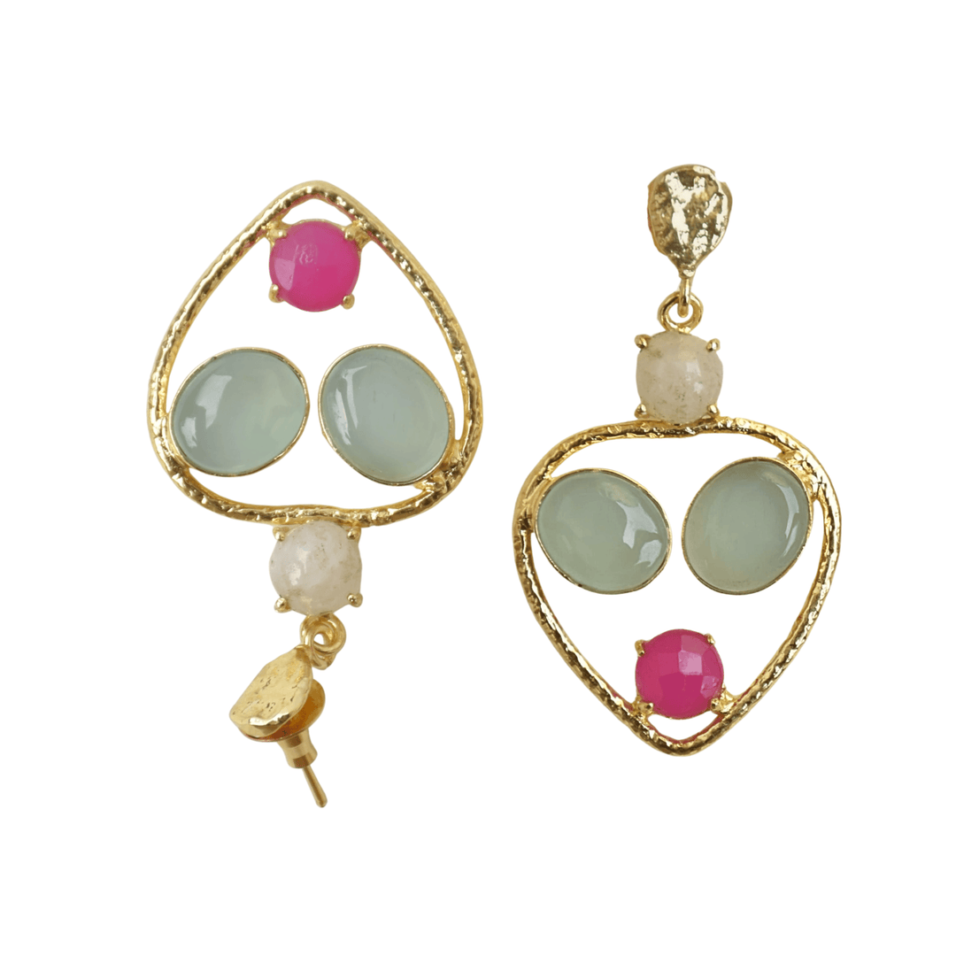 Love Heart Drop Earrings