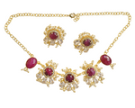 Load image into Gallery viewer, Natural Gemstone Statement Set
