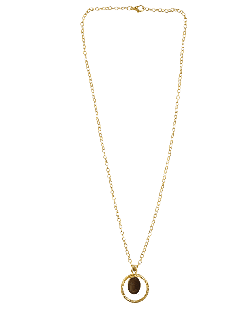 Versatile Smoky Quartz Pendant Chain