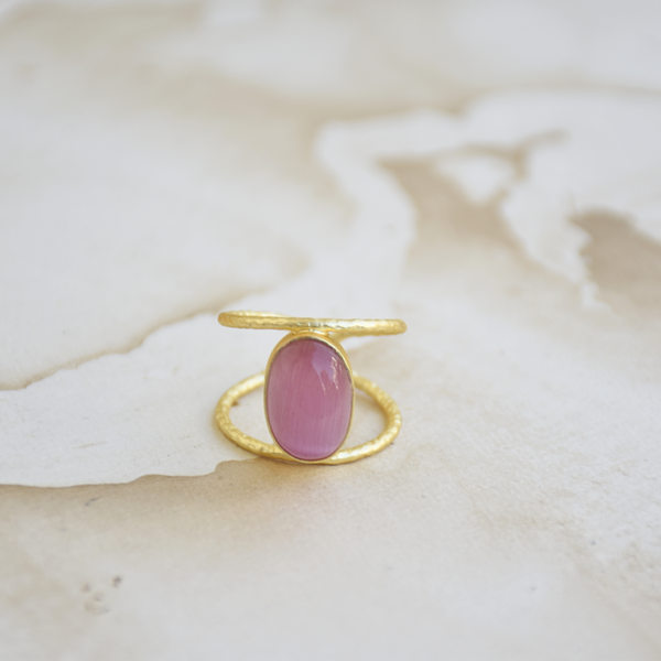 Minimal Multi layer Vintage inspired ring