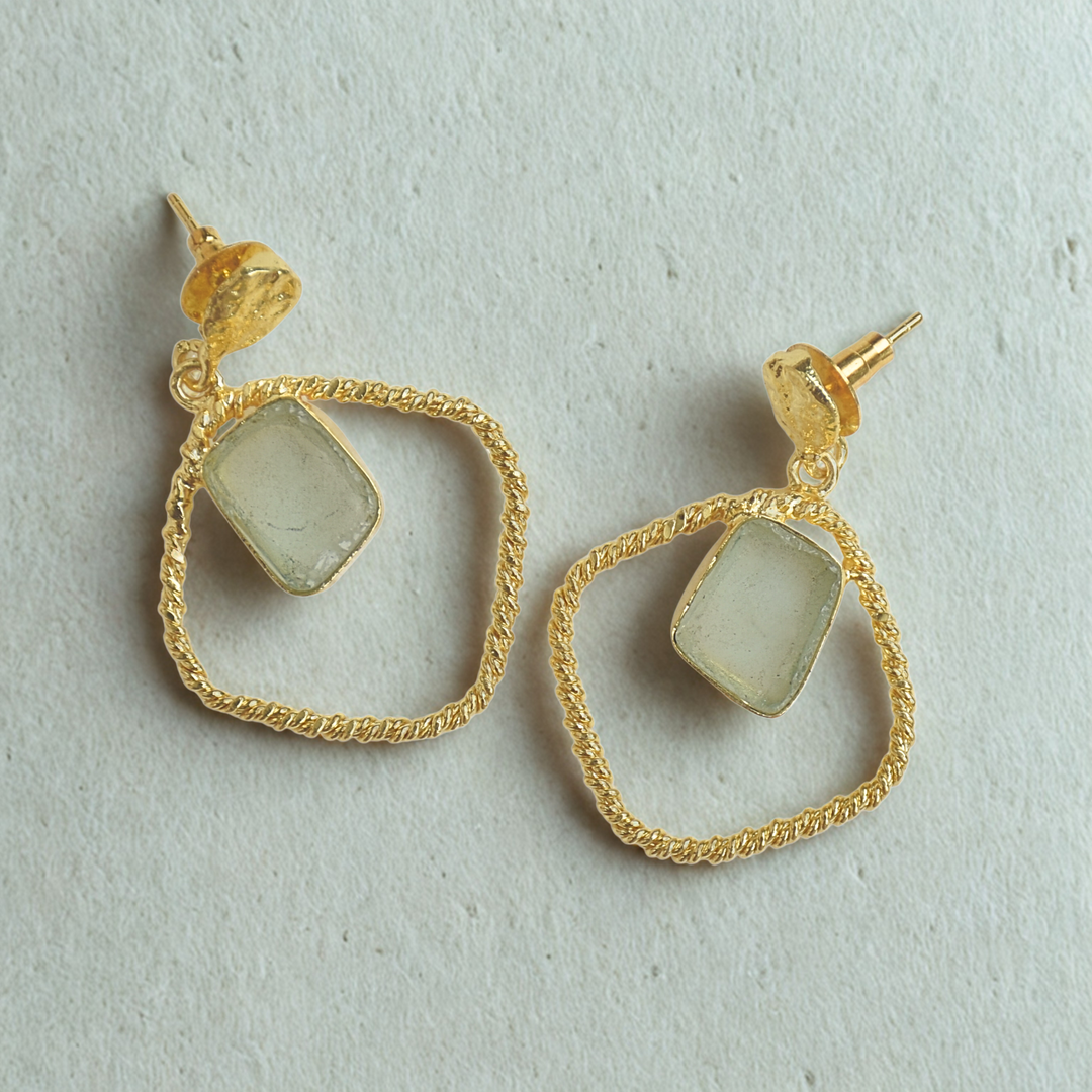 Natural Gemstone Earrings