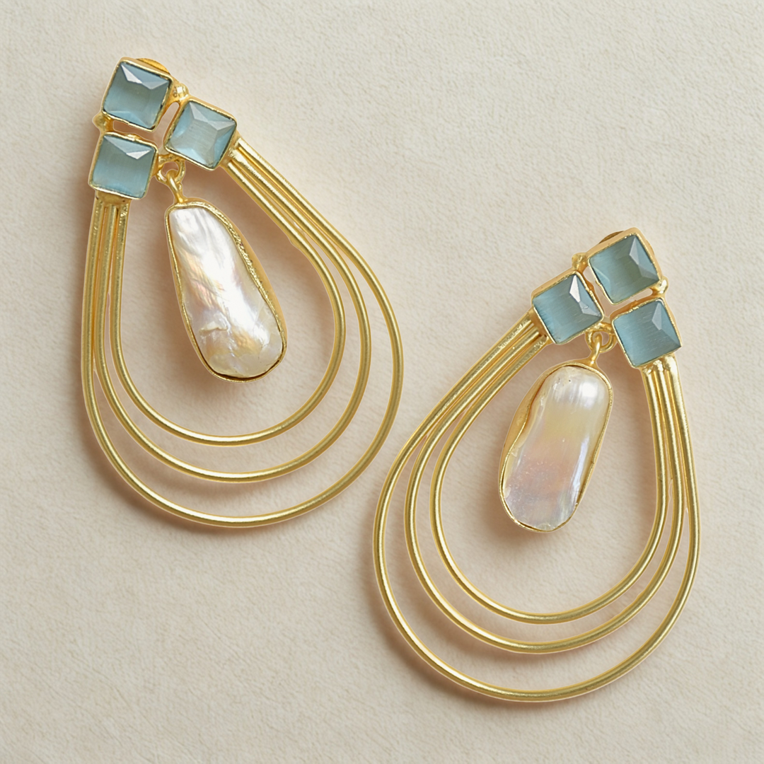 Handcrafted Pearl Dangle
