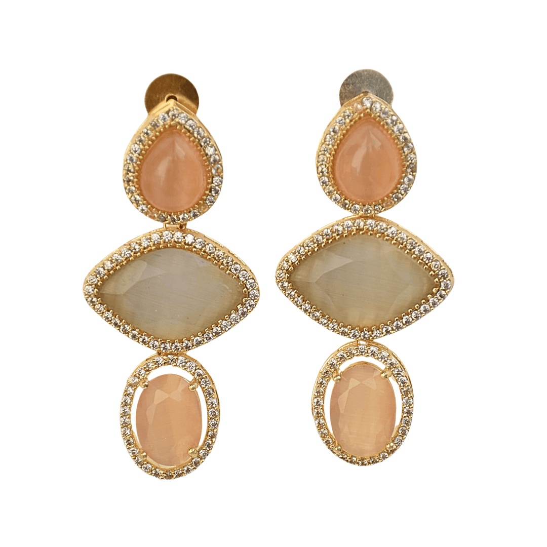 Pink Drop Earrings